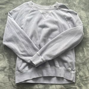 Periwinkle colored crew neck